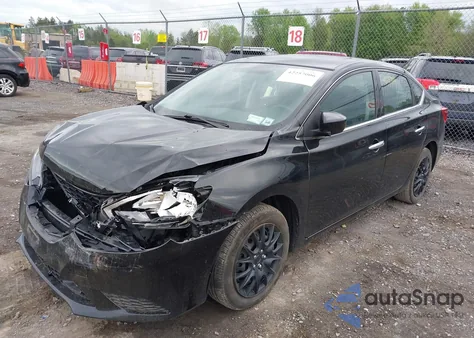 2019 Nissan Sentra S z USA, uszkodzony, nr VIN 3N1AB7AP4KY363948